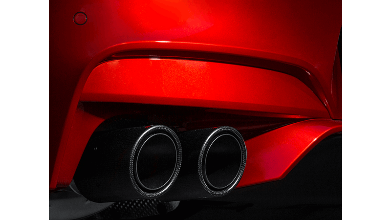 Akrapovič Tail pipe set (Carbon) for  BMW M5 (F10) 2012-2018