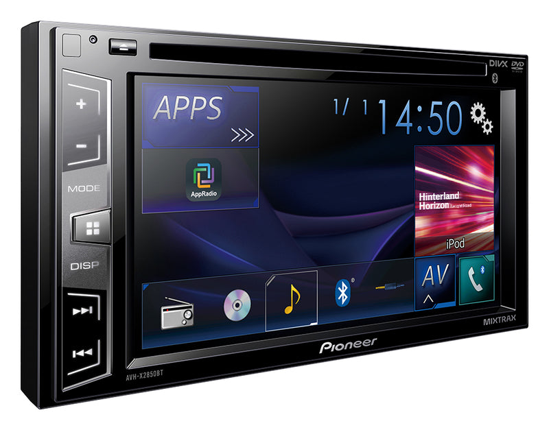 Pioneer AVH-X2850BT 6.2" AV Receiver with DVD/Divx & USB - WWS (iPhone/Android)