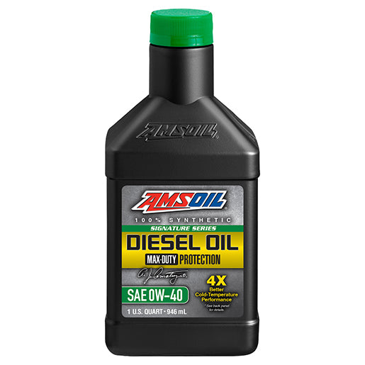 AMSOIL Signature Series Max-Duty Synthetic Diesel Oil 0W-40