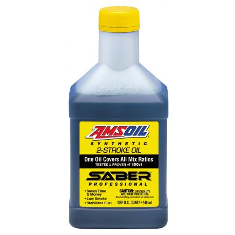 AMSOIL SABER® Professional Synthetic 2-Stroke Oil 1 Quart