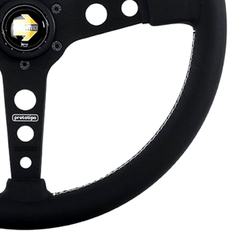 MOMO Steering Wheel Prototipo 370 Black Spoke